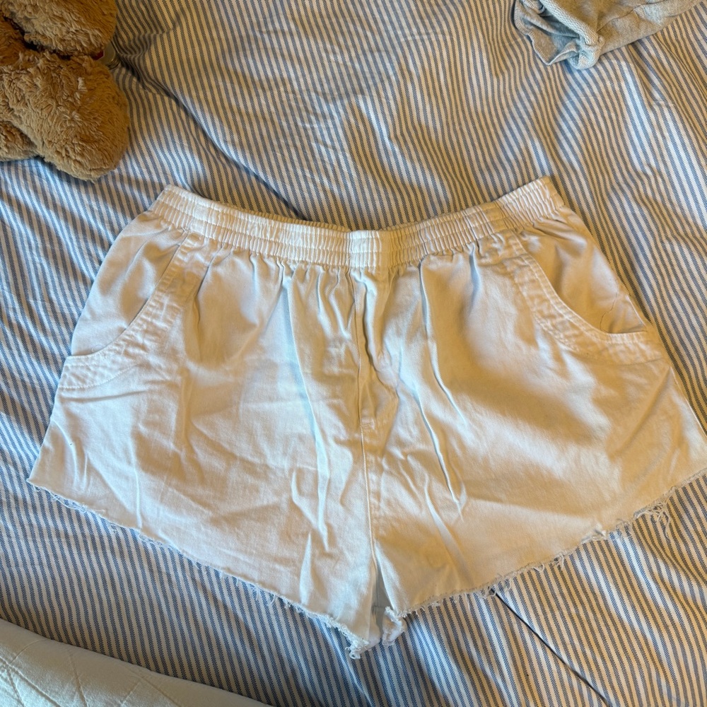 Vintage cotton linen shorts